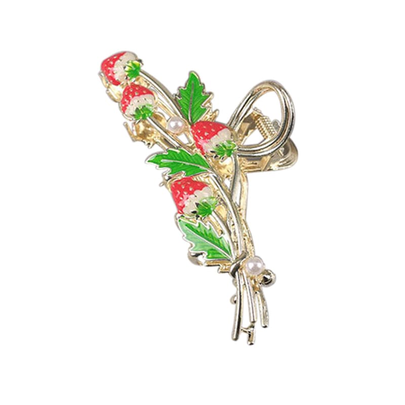 Red Strawberry Stylish Hair Claw