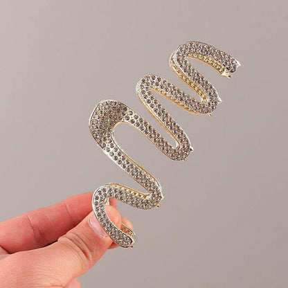 S-shaped Golden Hair Claw