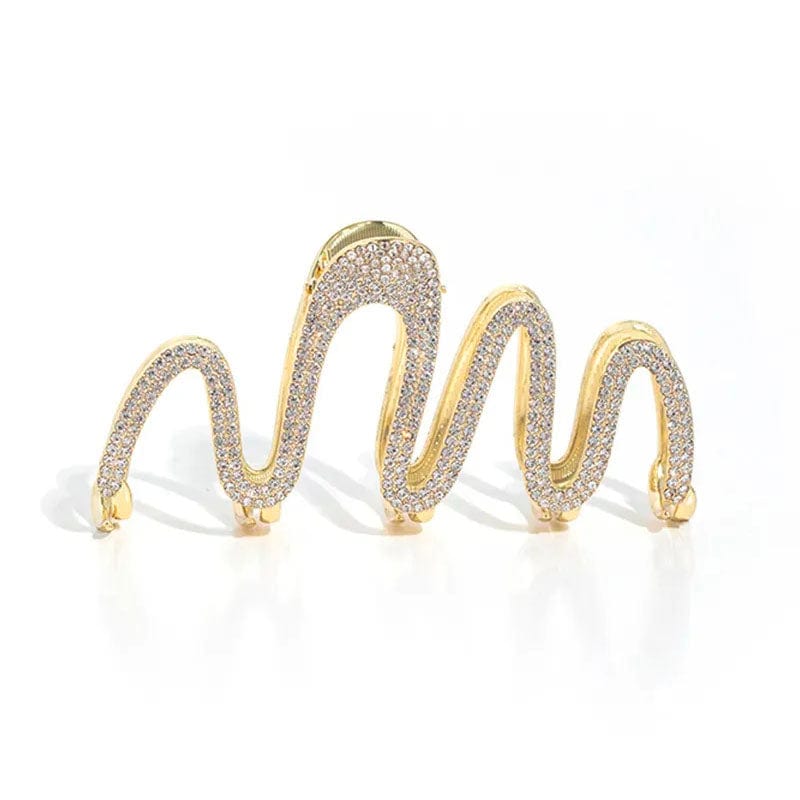 S-shaped Golden Hair Claw