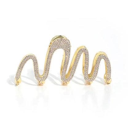 S-shaped Golden Hair Claw