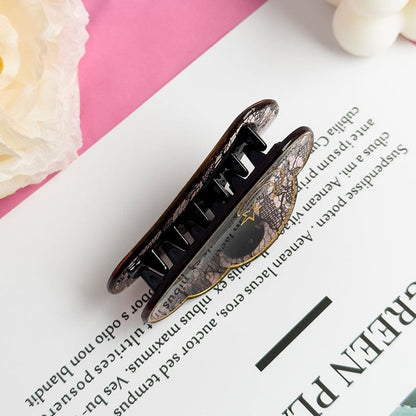 Stars & Moon Mesh Hair Clip In Black