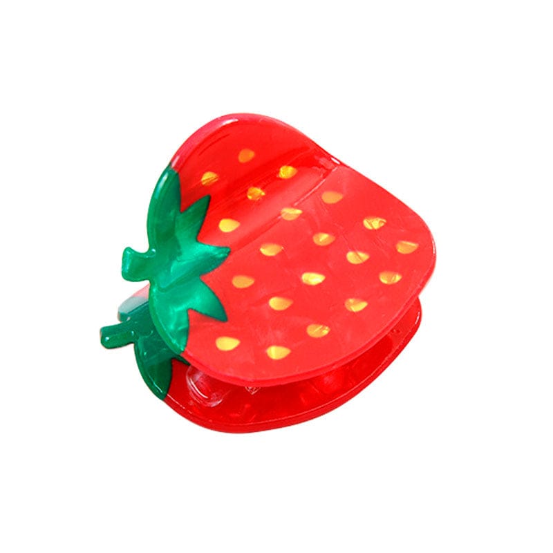 Pinces à cheveux créatives en forme de fruits à la fraise | NueShiny