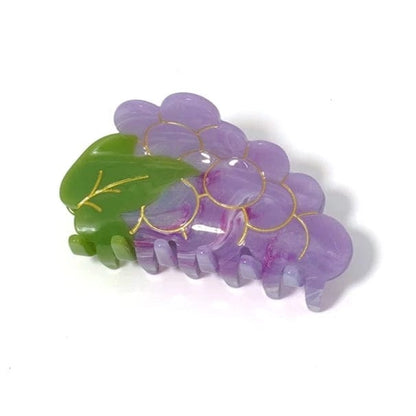 Pince à cheveux tendance été raisin doux moyen丨NueShiny