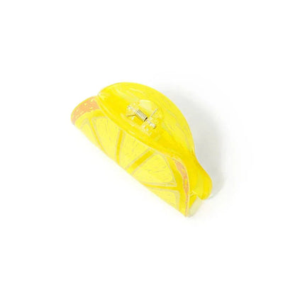 Tangerine Creative Fruit Claw Acrylic Hair Accessories