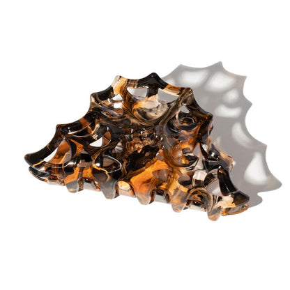 Texture Spider Web Halloween Hair Claw Clip