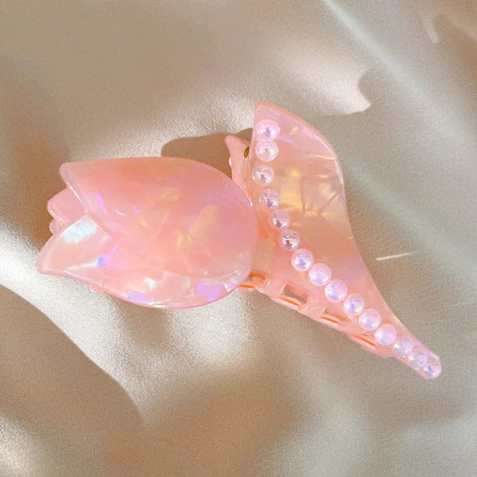 Tulip & Pearl Sweet Pink Hair Clip Claw