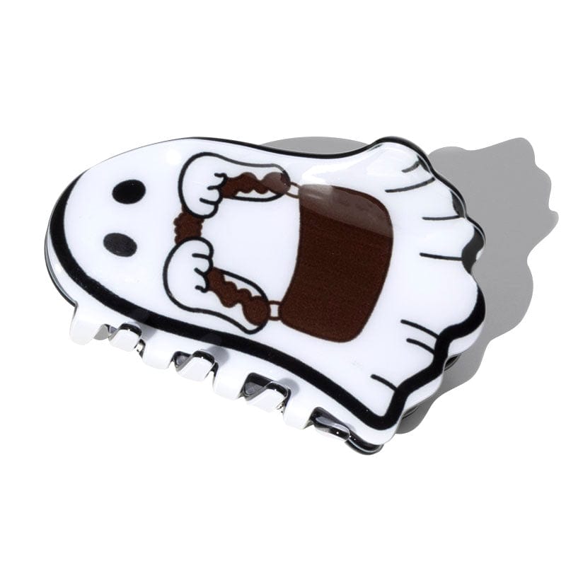 Wandering Ghost with Bag Halloween Hair Claw Clip