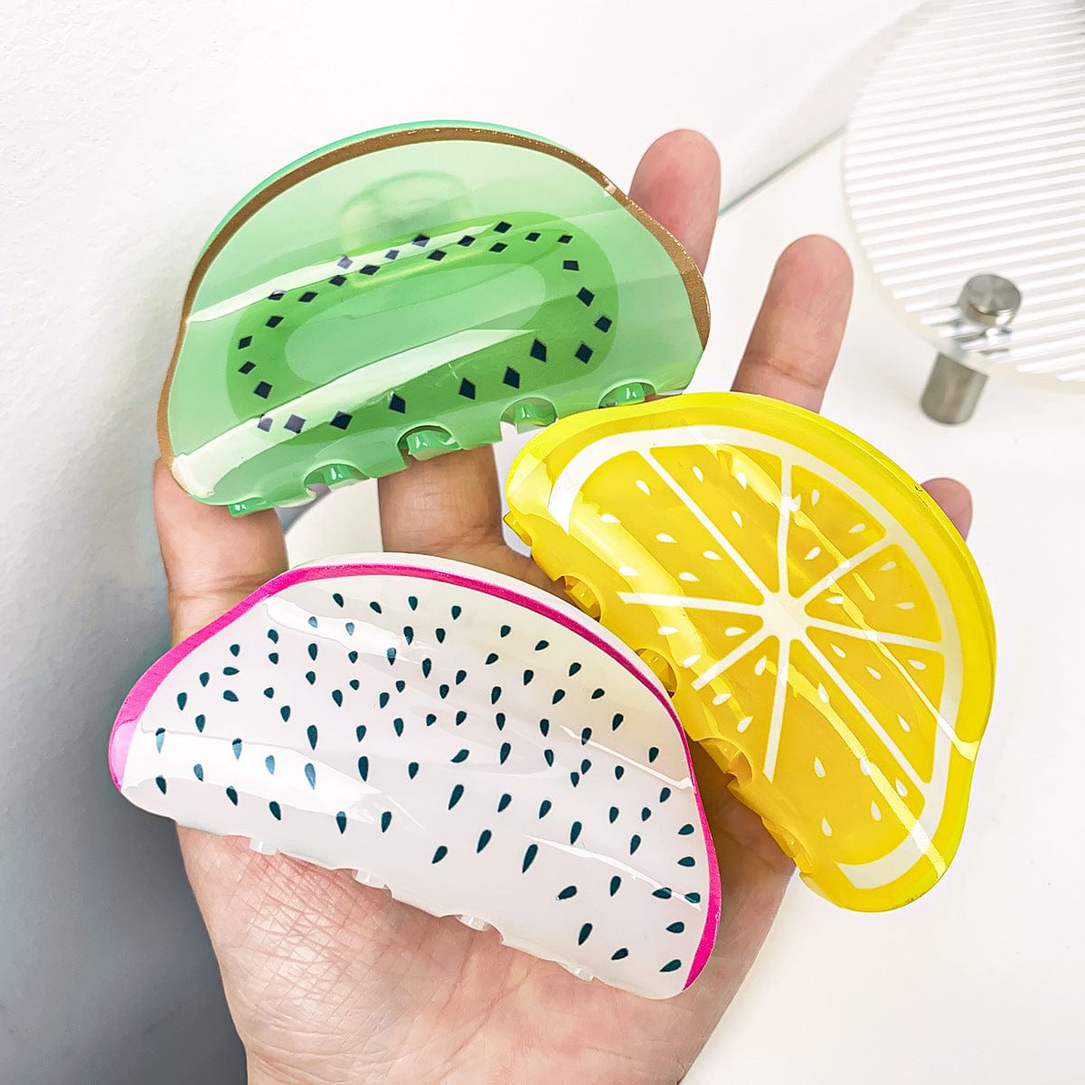Watermelon Creative Fruit Claw Acrylic Hair Accessories