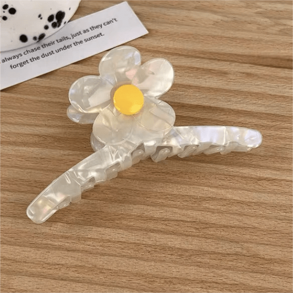 X-Model White Flower Hair Claw