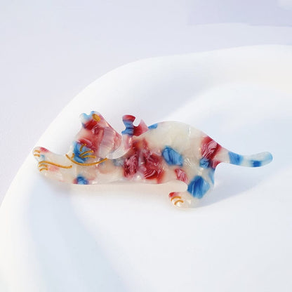 Acetate For Cat Hairpin Animal Shape Hair Clip
