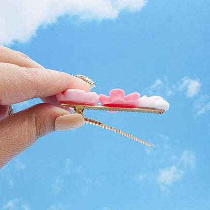 Handmade Pink Fairy Hair Clip