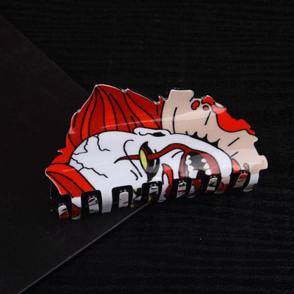 Medium Red Haired Clown Hair Claw