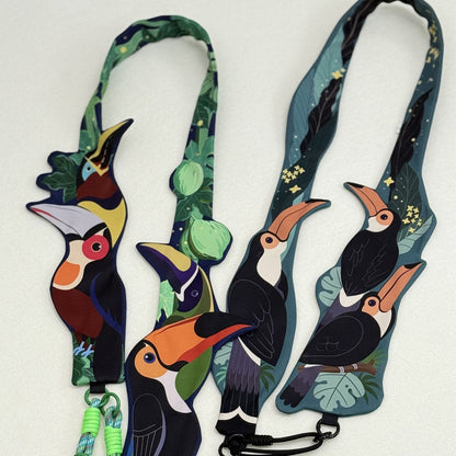 Colorful Toucan Strap Card Holder Phone & Camera Strap