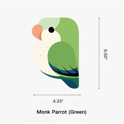 Cute Parrot Zipper Pouch Keychain Bag 15 Styles