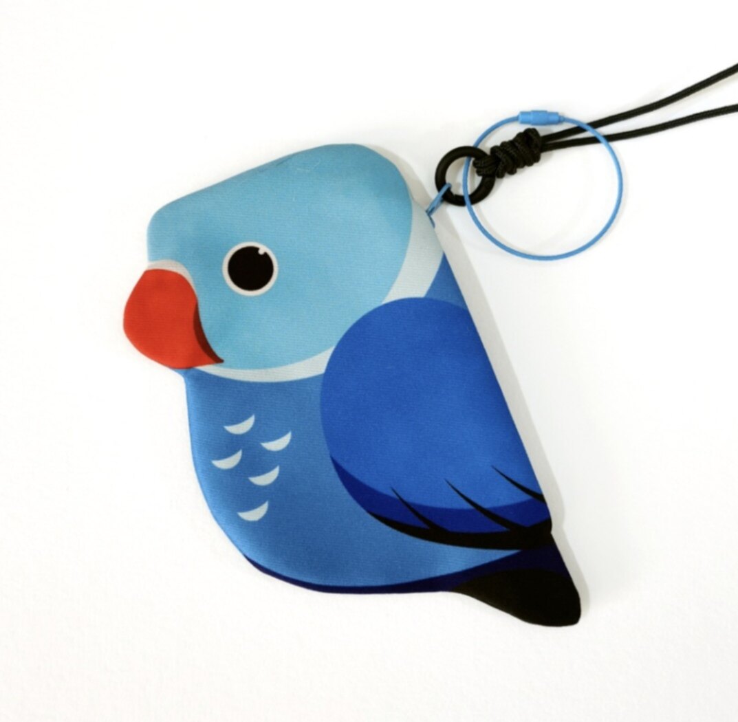 Cute Parrot Zipper Pouch Keychain Bag 15 Styles