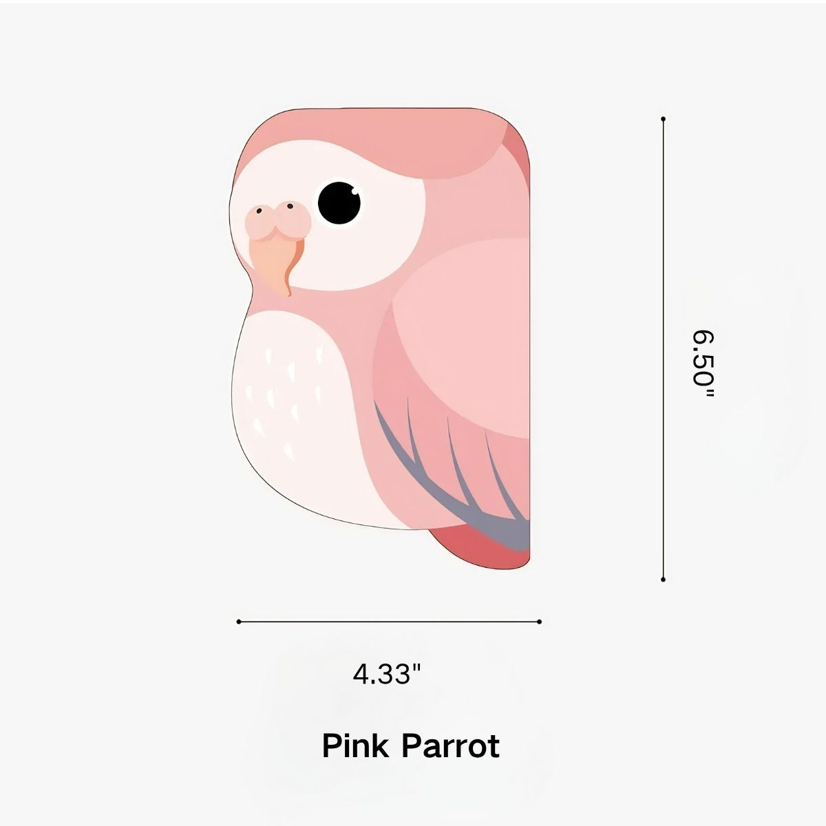 Cute Parrot Zipper Pouch Keychain Bag 15 Styles