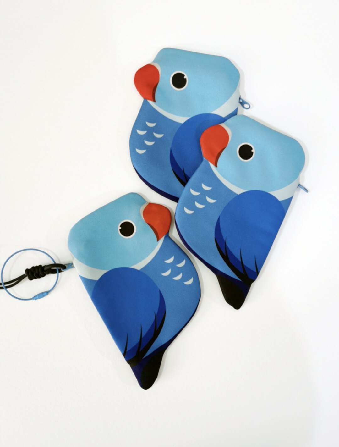 Cute Parrot Zipper Pouch Keychain Bag 15 Styles