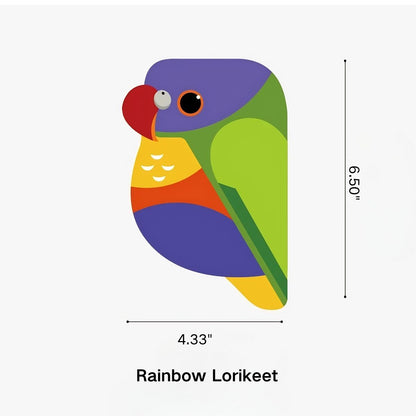 Cute Parrot Zipper Pouch Keychain Bag 15 Styles
