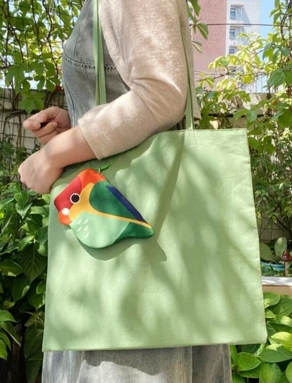 Cute Parrot Zipper Pouch Keychain Bag 15 Styles