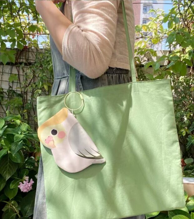 Cute Parrot Zipper Pouch Keychain Bag 15 Styles