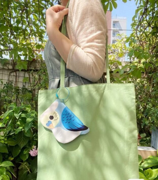 Cute Parrot Zipper Pouch Keychain Bag 15 Styles