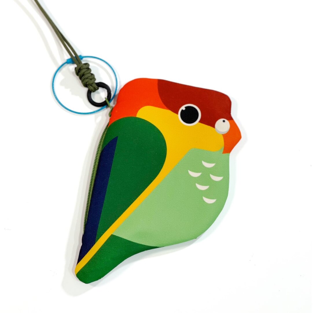 Cute Parrot Zipper Pouch Keychain Bag 15 Styles