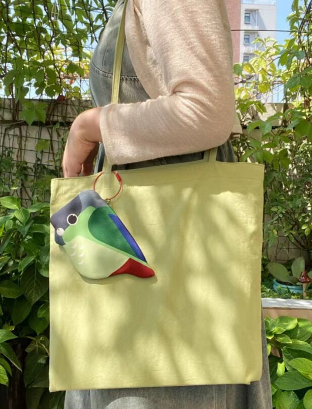 Cute Parrot Zipper Pouch Keychain Bag 15 Styles