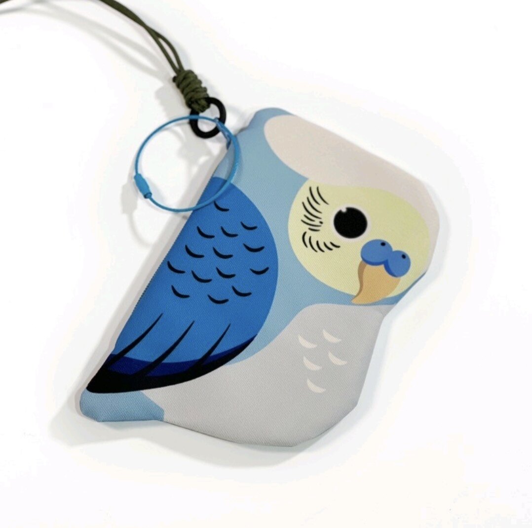 Cute Parrot Zipper Pouch Keychain Bag 15 Styles