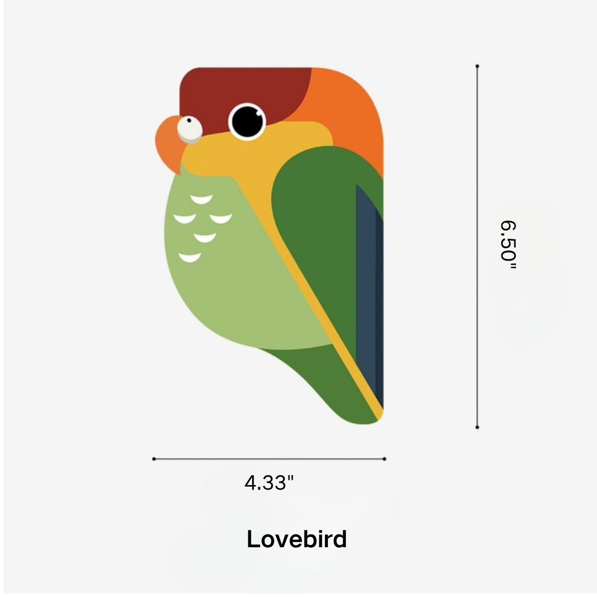Cute Parrot Zipper Pouch Keychain Bag 15 Styles