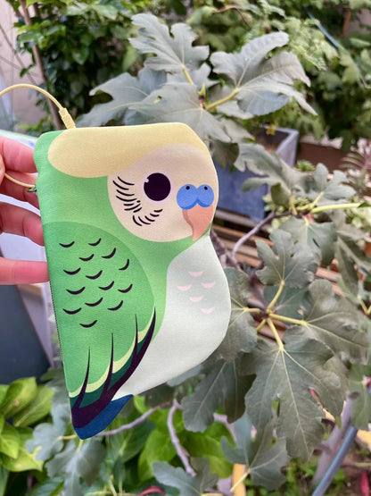 Cute Parrot Zipper Pouch Keychain Bag 15 Styles