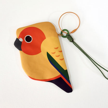 Cute Parrot Zipper Pouch Keychain Bag 15 Styles