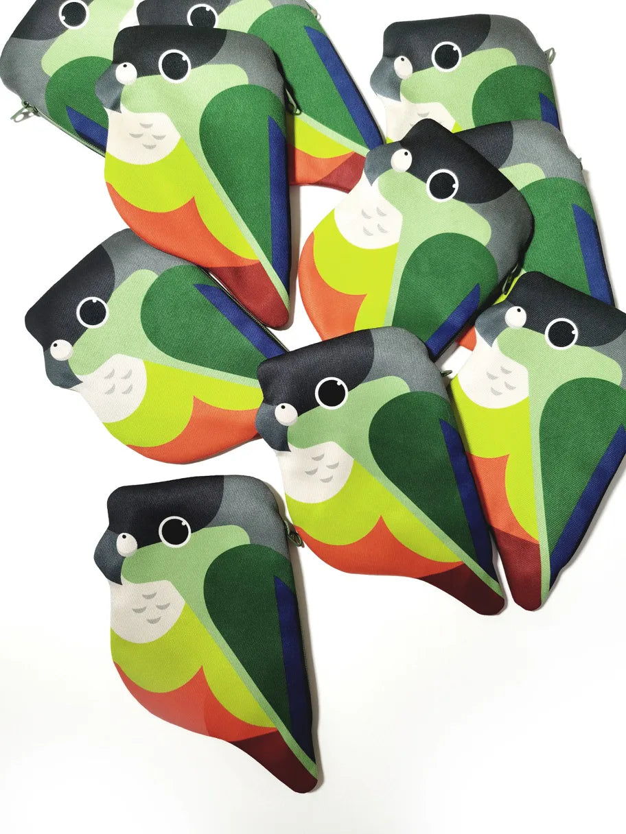Cute Parrot Zipper Pouch Keychain Bag 15 Styles