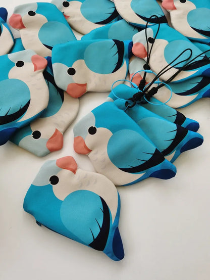 Cute Parrot Zipper Pouch Keychain Bag 15 Styles