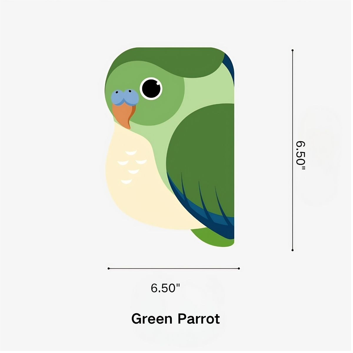 Cute Parrot Zipper Pouch Keychain Bag 15 Styles