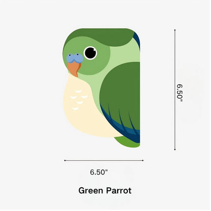 Cute Parrot Zipper Pouch Keychain Bag 15 Styles