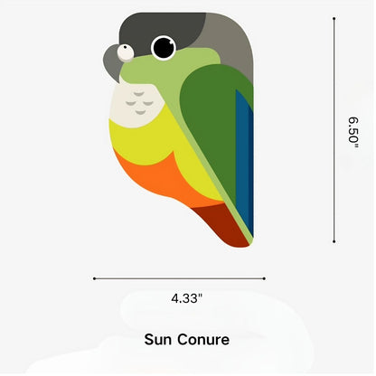 Cute Parrot Zipper Pouch Keychain Bag 15 Styles