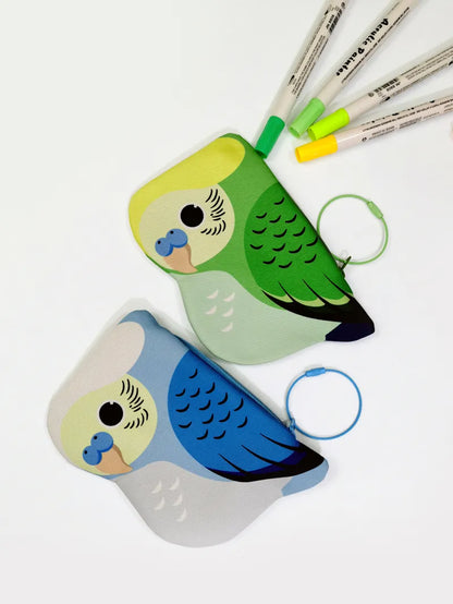 Cute Parrot Zipper Pouch Keychain Bag 15 Styles