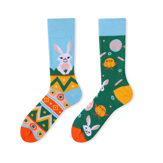 Rabbit and Chicken Socks
