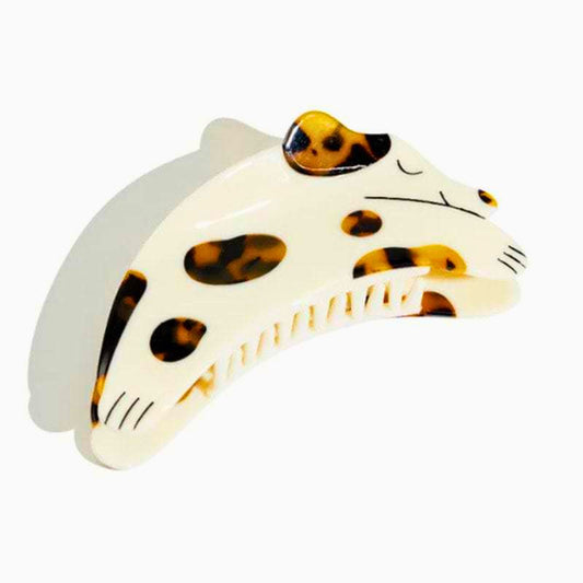 Brown Curious Dalmatian Dog Hair Claw