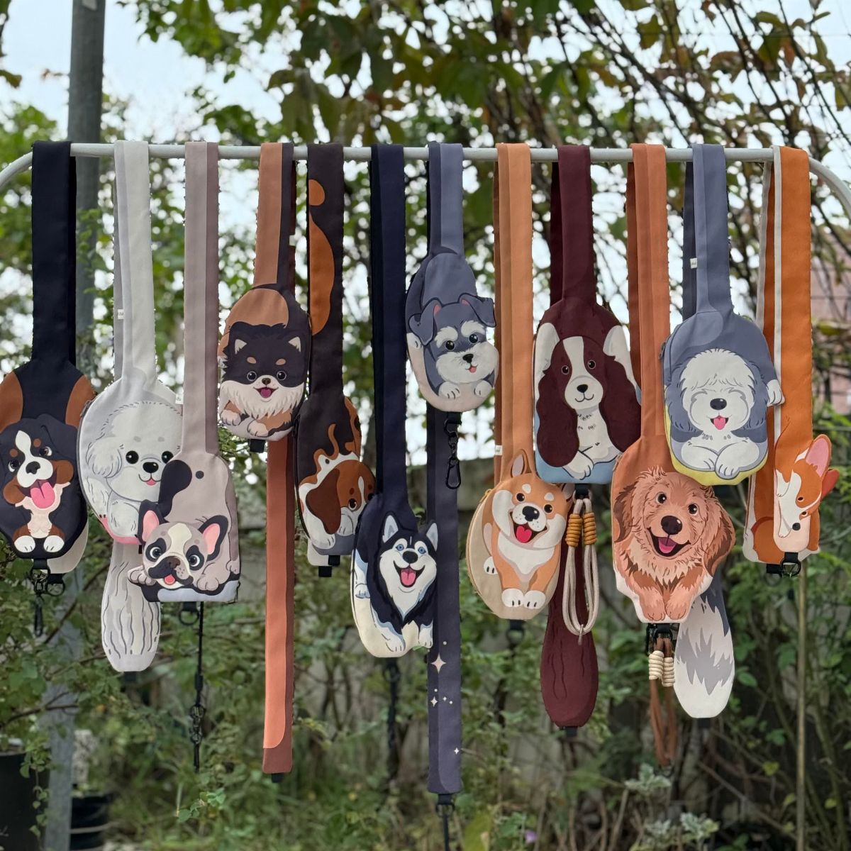 Dog Strap Card Holder