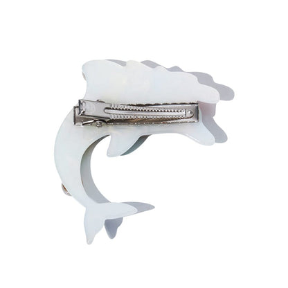 Medium Green Ripple Hair Clip