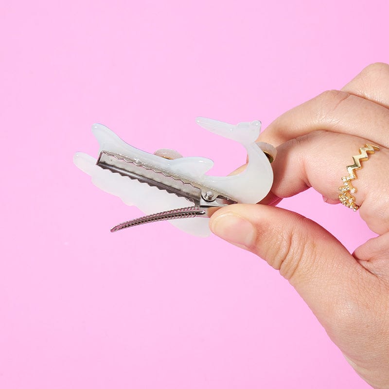 Medium Green Ripple Hair Clip
