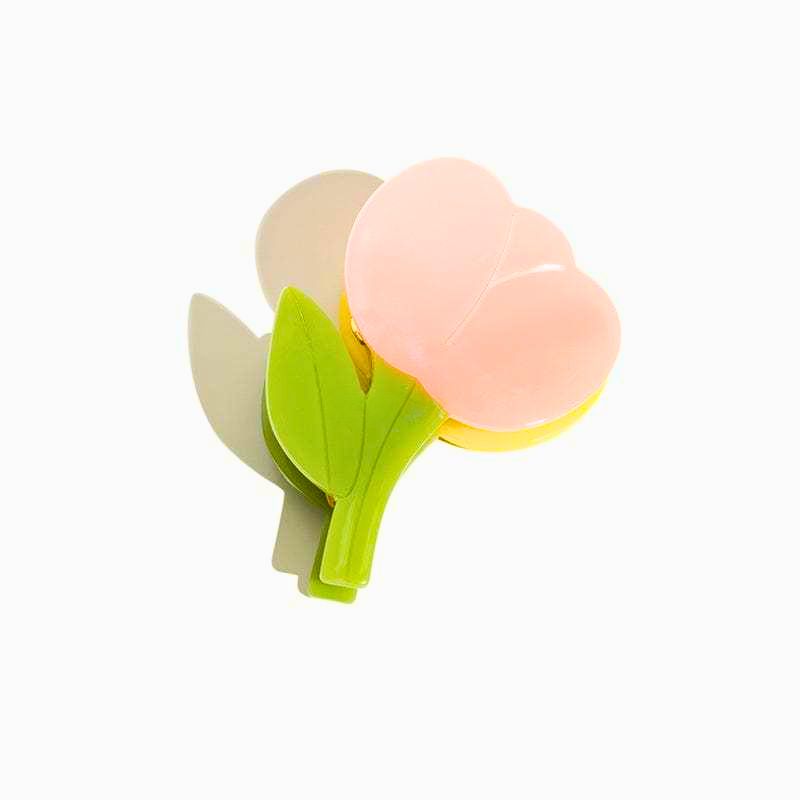 Double-Color Tulips Hair Claw