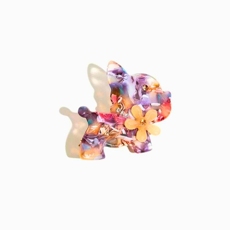 Mixed Color Puppy Dog Bangs All-Match Hair Clip