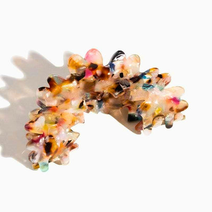 Wave Hair Claw In Confetti