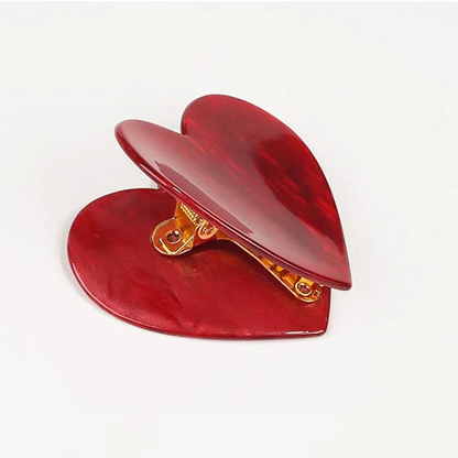 Love Heart Hair Claw Clips