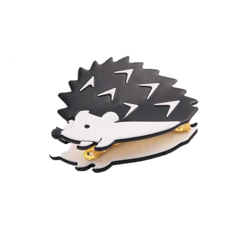 Small Round Yoyo Hedgehog Hair Claw