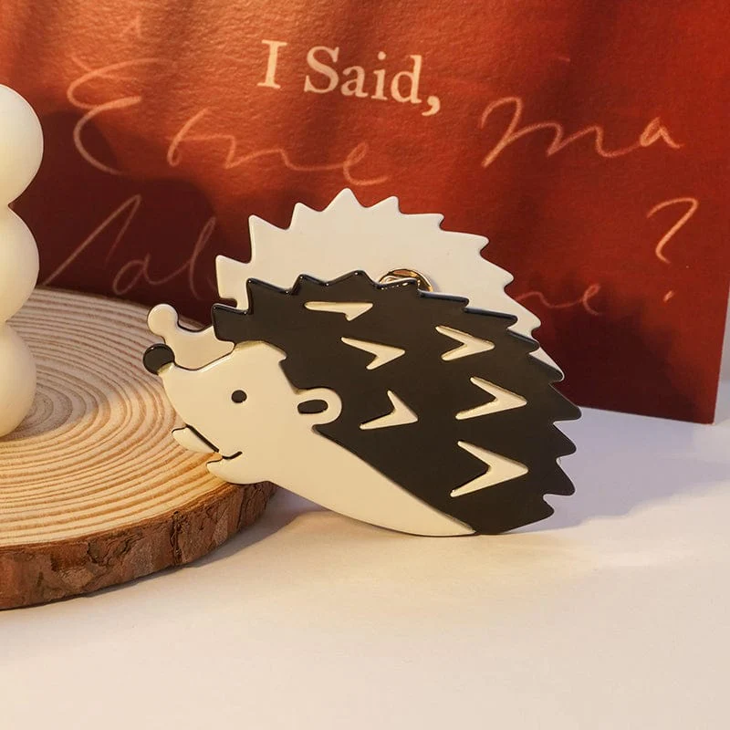 Small Round Yoyo Hedgehog Hair Claw