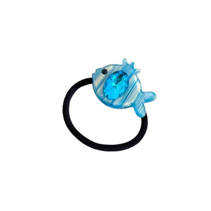 Sky Blue Pufferfish Hair Tie丨Lemonschunks