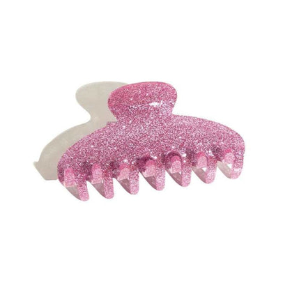 Pink Glitter Hair Claw